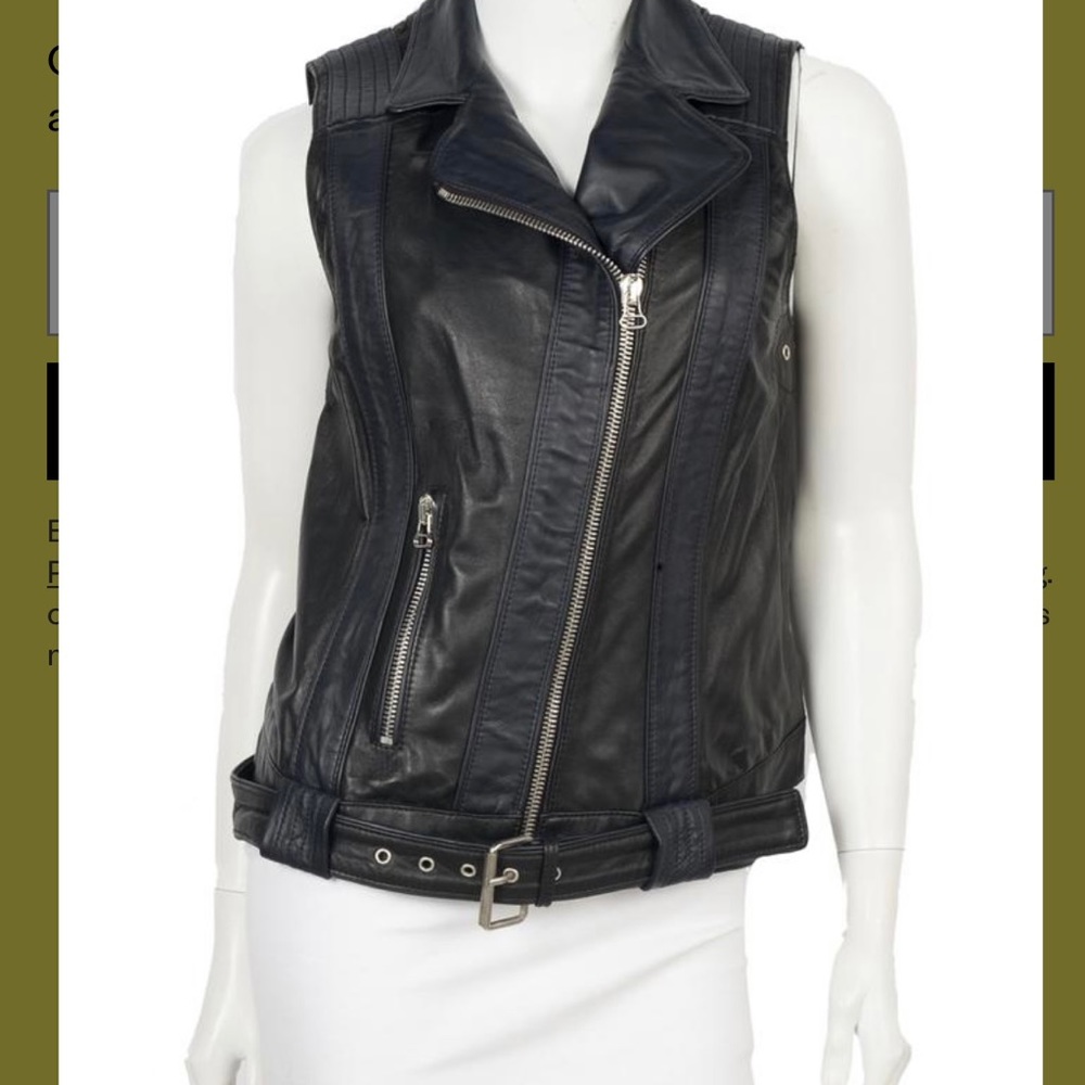 Faith Connexion leather vest